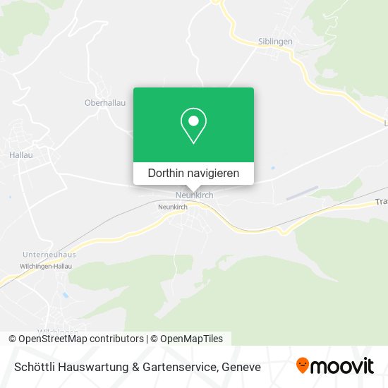 Schöttli Hauswartung & Gartenservice Karte