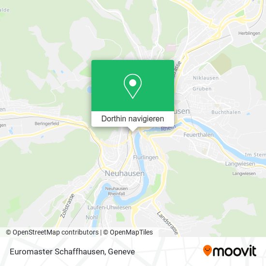 Euromaster Schaffhausen Karte