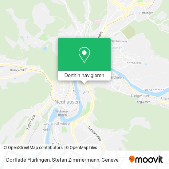 Dorflade Flurlingen, Stefan Zimmermann Karte