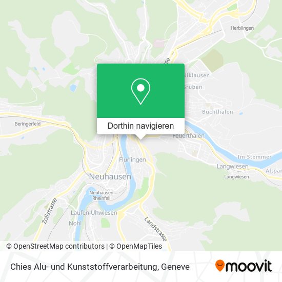 Chies Alu- und Kunststoffverarbeitung Karte