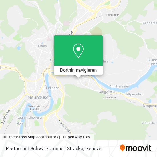 Restaurant Schwarzbrünneli Stracka Karte