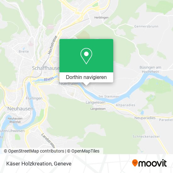 Käser Holzkreation Karte