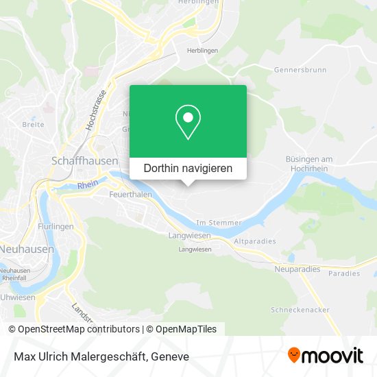 Max Ulrich Malergeschäft Karte