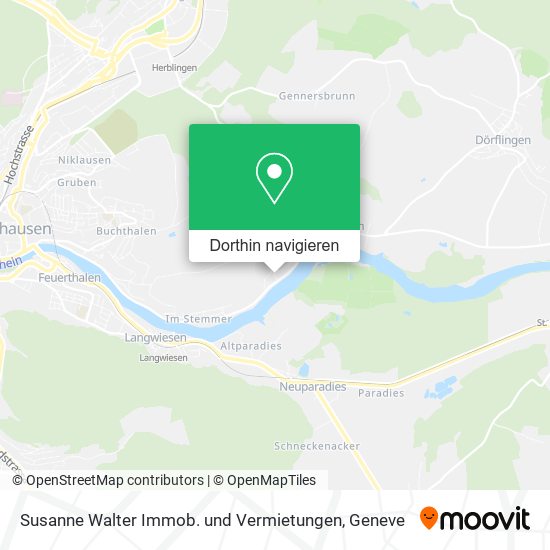 Susanne Walter Immob. und Vermietungen Karte