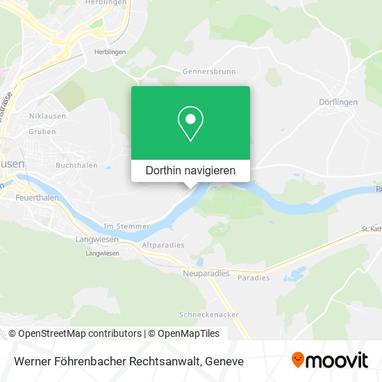 Werner Föhrenbacher Rechtsanwalt Karte