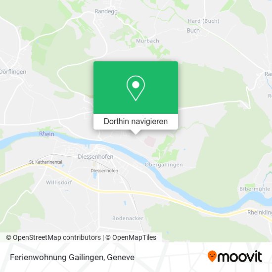 Ferienwohnung Gailingen Karte
