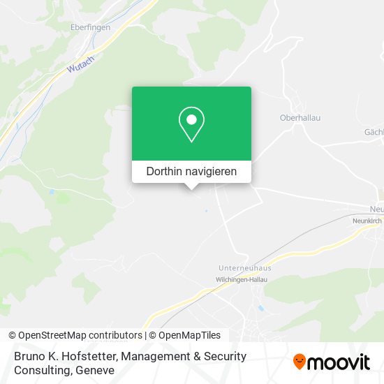 Bruno K. Hofstetter, Management & Security Consulting Karte