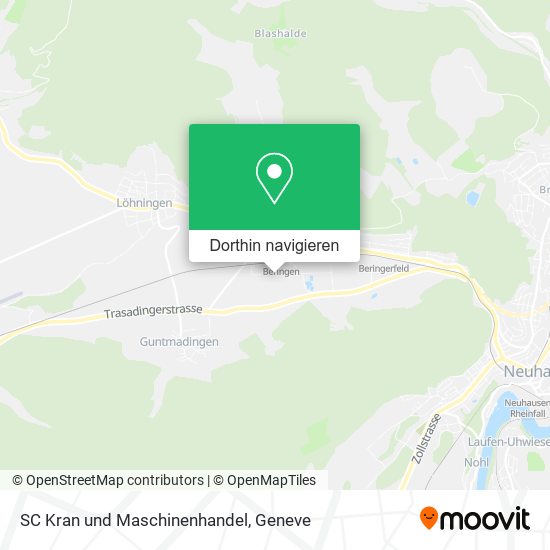 SC Kran und Maschinenhandel Karte