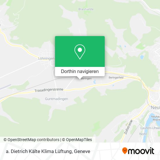 a. Dietrich Kälte Klima Lüftung Karte