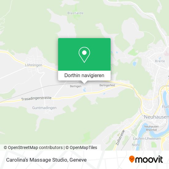 Carolina's Massage Studio Karte