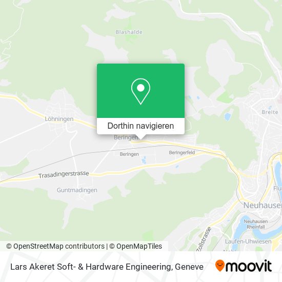 Lars Akeret Soft- & Hardware Engineering Karte