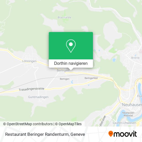Restaurant Beringer Randenturm Karte