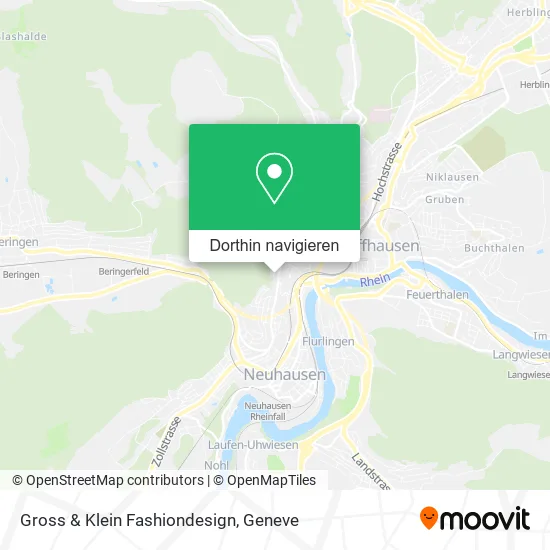 Gross & Klein Fashiondesign Karte