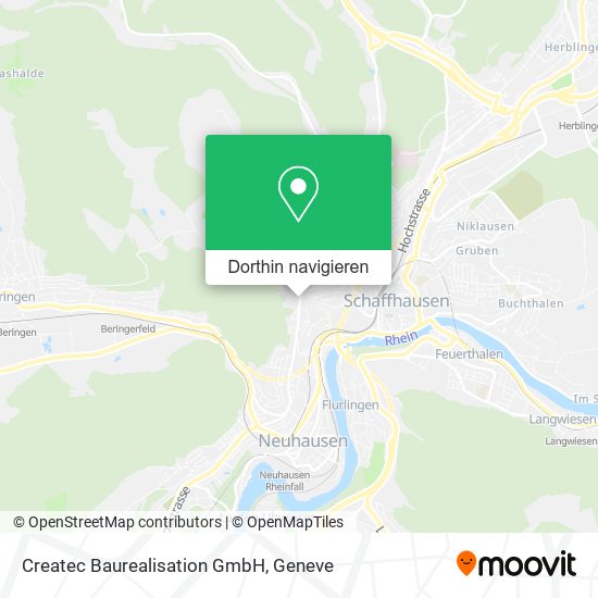 Createc Baurealisation GmbH Karte