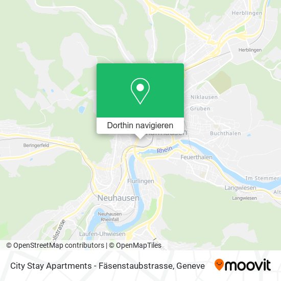 City Stay Apartments - Fäsenstaubstrasse Karte
