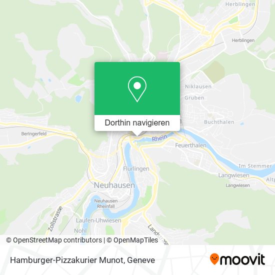 Hamburger-Pizzakurier Munot Karte