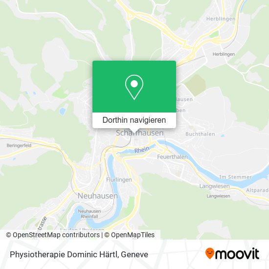 Physiotherapie Dominic Härtl Karte