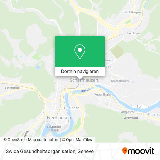 Swica Gesundheitsorganisation Karte