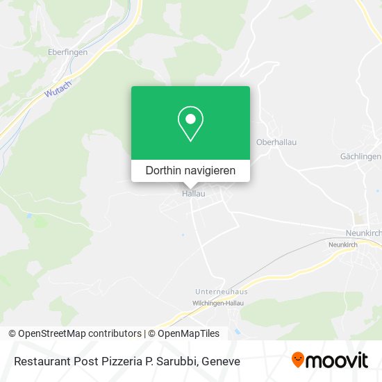 Restaurant Post Pizzeria P. Sarubbi Karte