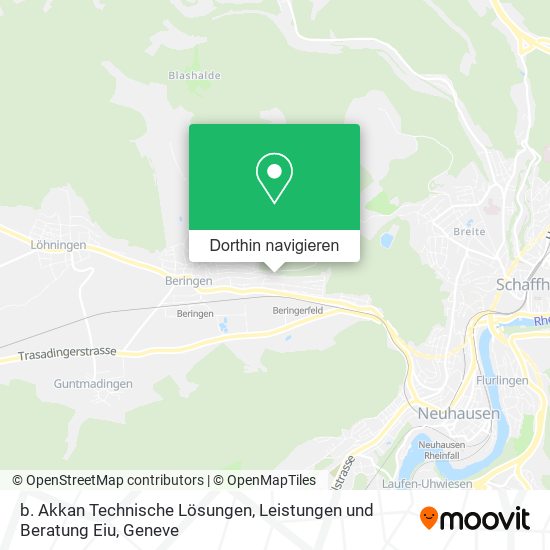 b. Akkan Technische Lösungen, Leistungen und Beratung Eiu Karte