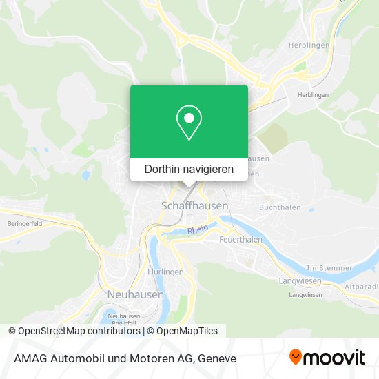 AMAG Automobil und Motoren AG Karte
