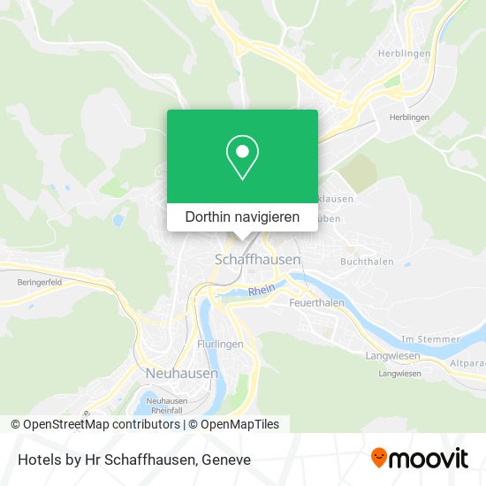 Hotels by Hr Schaffhausen Karte