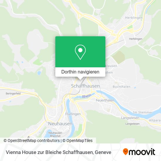 Vienna House zur Bleiche Schaffhausen Karte