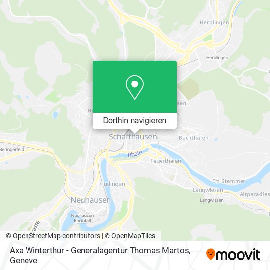 Axa Winterthur - Generalagentur Thomas Martos Karte