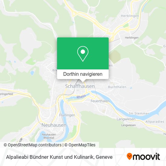 Alpalieabi Bündner Kunst und Kulinarik Karte