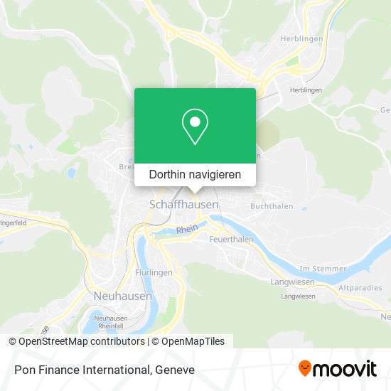 Pon Finance International Karte