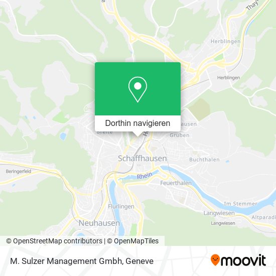 M. Sulzer Management Gmbh Karte