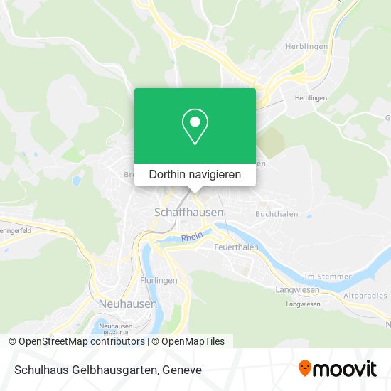 Schulhaus Gelbhausgarten Karte
