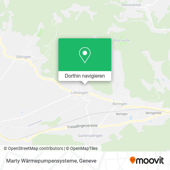 Marty Wärmepumpensysteme Karte