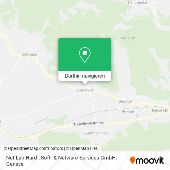 Net Lab Hard-, Soft- & Netware-Services GmbH Karte