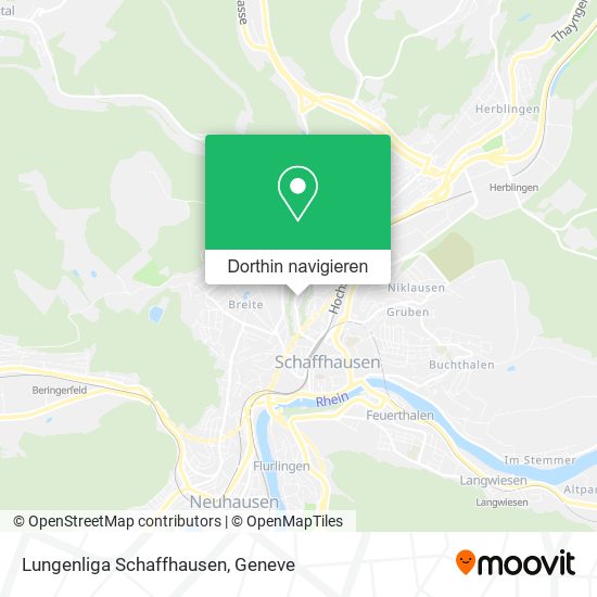 Lungenliga Schaffhausen Karte