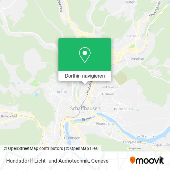 Hundsdorff Licht- und Audiotechnik Karte