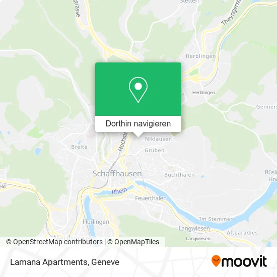 Lamana Apartments Karte