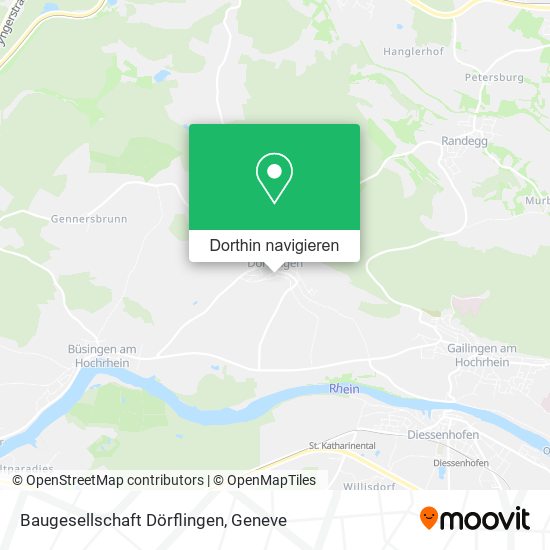 Baugesellschaft Dörflingen Karte