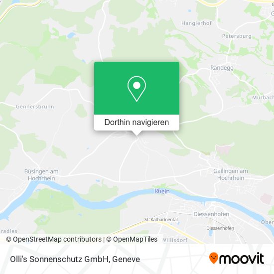 Olli's Sonnenschutz GmbH Karte