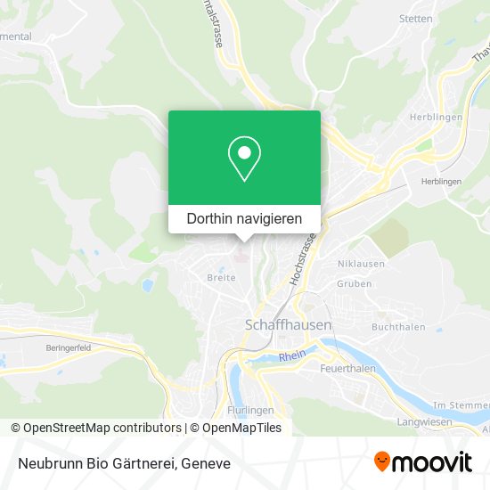 Neubrunn Bio Gärtnerei Karte