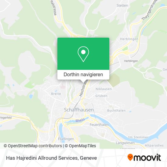 Has Hajredini Allround Services Karte