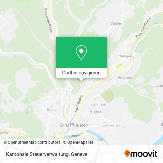 Kantonale Steuerverwaltung Karte