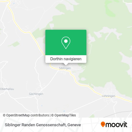 Siblinger Randen Genossenschaft Karte