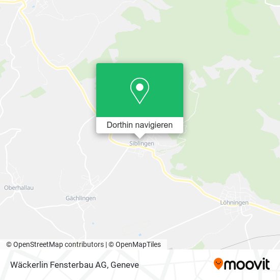 Wäckerlin Fensterbau AG Karte