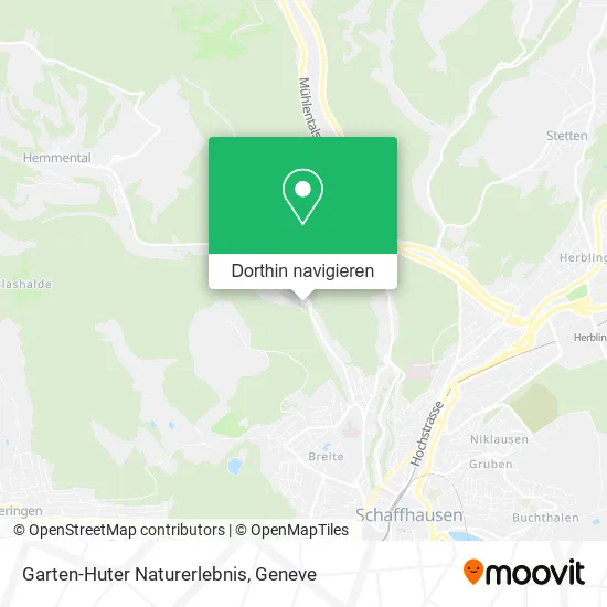 Garten-Huter Naturerlebnis Karte