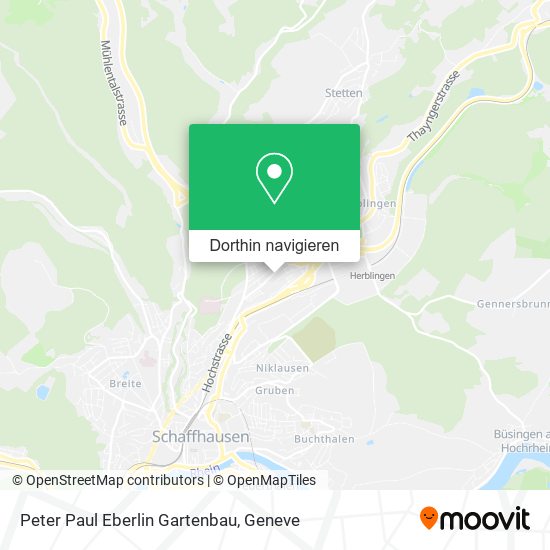 Peter Paul Eberlin Gartenbau Karte
