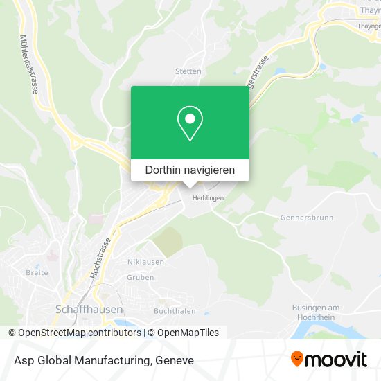 Asp Global Manufacturing Karte