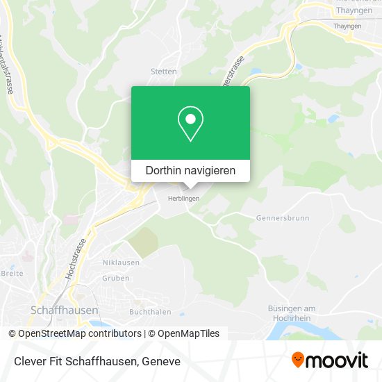 Clever Fit Schaffhausen Karte