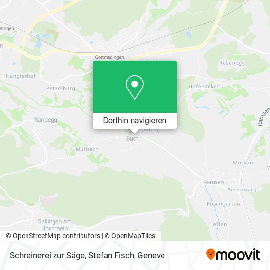 Schreinerei zur Säge, Stefan Fisch Karte