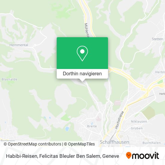 Habibi-Reisen, Felicitas Bleuler Ben Salem Karte